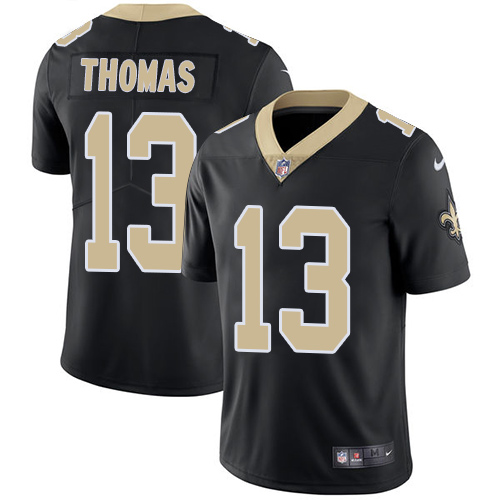 Nike Saints #13 Michael Thomas Black Team Color Men's Stitched NFL Vapor Untouchable Limited Jersey